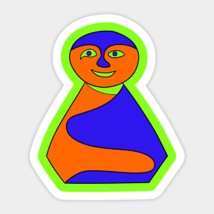 Earth & Sea Laughing Buddha Sticker